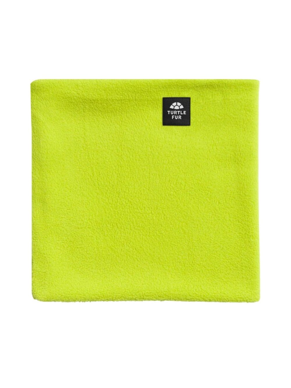 NWT Turtle Fur Double-Layer Neck Warmer Fleece Gaiter 90058418 Bright Lime Green